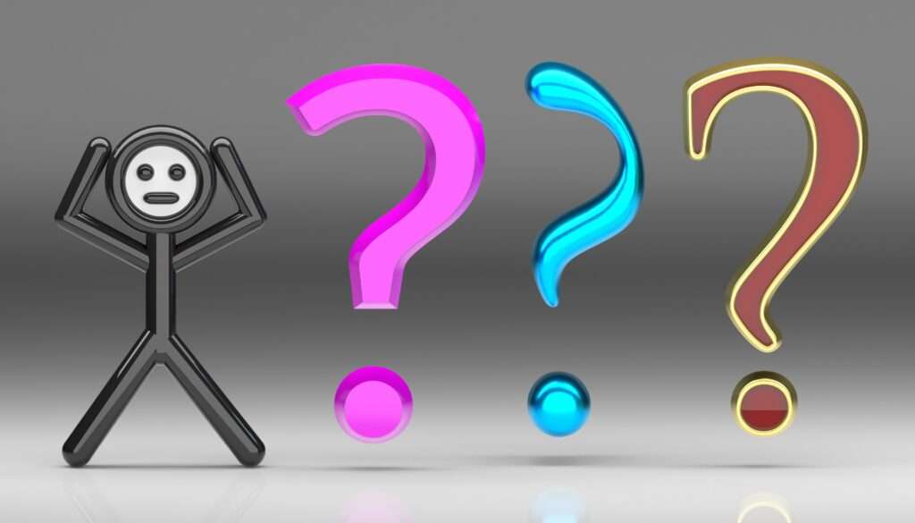 stick figure and three question marks how nonprofits benefit everyone