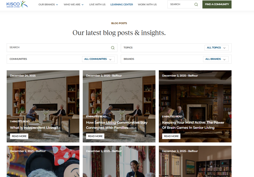 Kisco Senior Living Resource Center